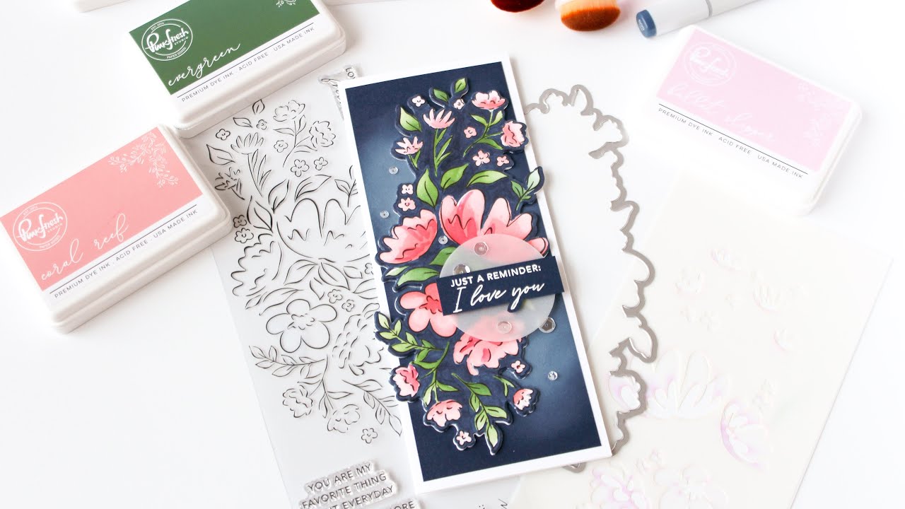 Stamp And Colored Images On A Dark Background With Carissa Wiley