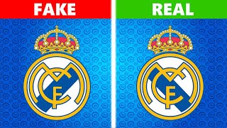 Which club logo Is FAKE and which is REAL? | ⚽️ FOOTBALL QUIZ ⚽️