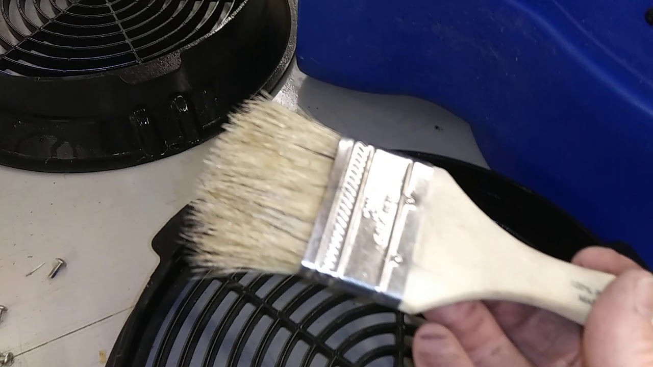 IN GOD Easy way to clean Grates on Vane Axial Fan Dry Air Technology