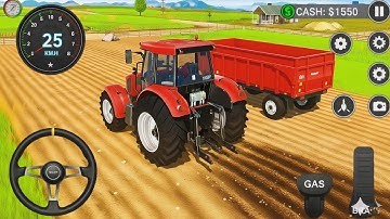 Real Tractor Farming Simulator 3D – Modern Tractor Driver Game – Android Gameplay