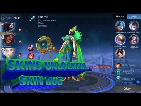 How To Unlock All The Skins In Mobile Legends Without Using Any Dias Or