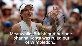 Heavy rain and Konta’s withdrawal from Wimbledon marks a rocky start to the Championship