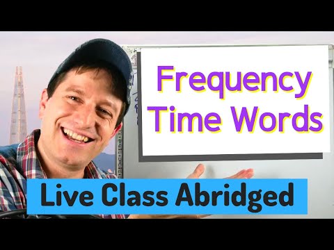 Frequency Time Words | Live Class Abridged