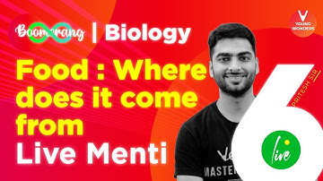 Food: Where Does it Come From | Class 6 Science Chapter 1 Revision & Live Menti - Pritesh Sir