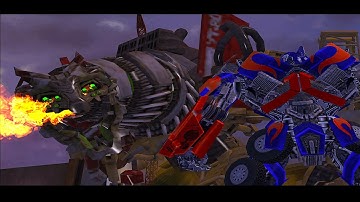 Part 3 (Shanghai) | Taking Down DEVASTATOR!! - Transformers Revenge Of The Fallen PS2