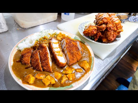 爆量１キロ唐揚げ定食！鬼盛りカツカレー！ガツ盛りポツンと大衆食堂がヤバい。北陸グルメ８選丨Japanese Good Old Diner