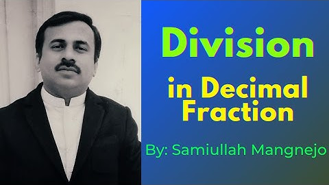 How to divide numbers in decimal fraction? || PST-JEST TEST Preparation