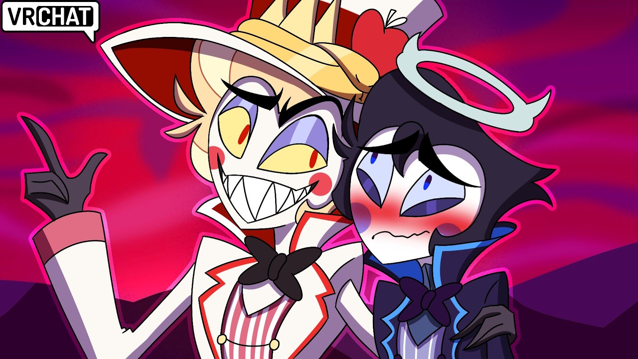 Lucifer's 2P SHY TWIN BROTHER in Hazbin Hotel VRChat - YouTube