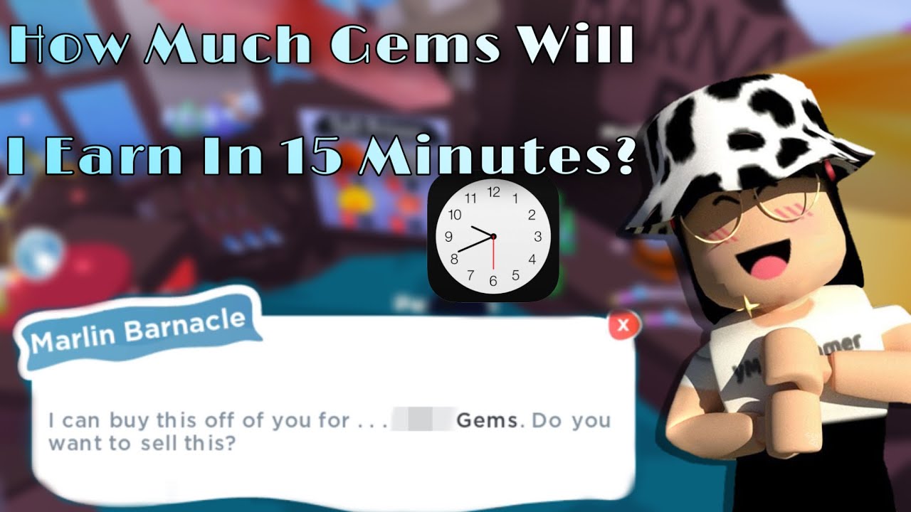 How Many Gems I Can Earn In 15 Minutes on Overlook bay | Jennifer’s milkyboba