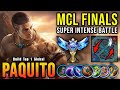 Mcl finals paquito insane 24 kills super intense battle  build top 1 global paquito  mlbb