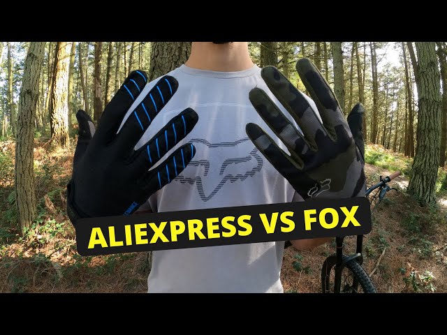 Guantes MTB FOX vs ALIEXPRESS ¿Cuál es mejor? - YouTube