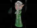 Elf - hand painted 3D character made in #blender and #krita #shorts