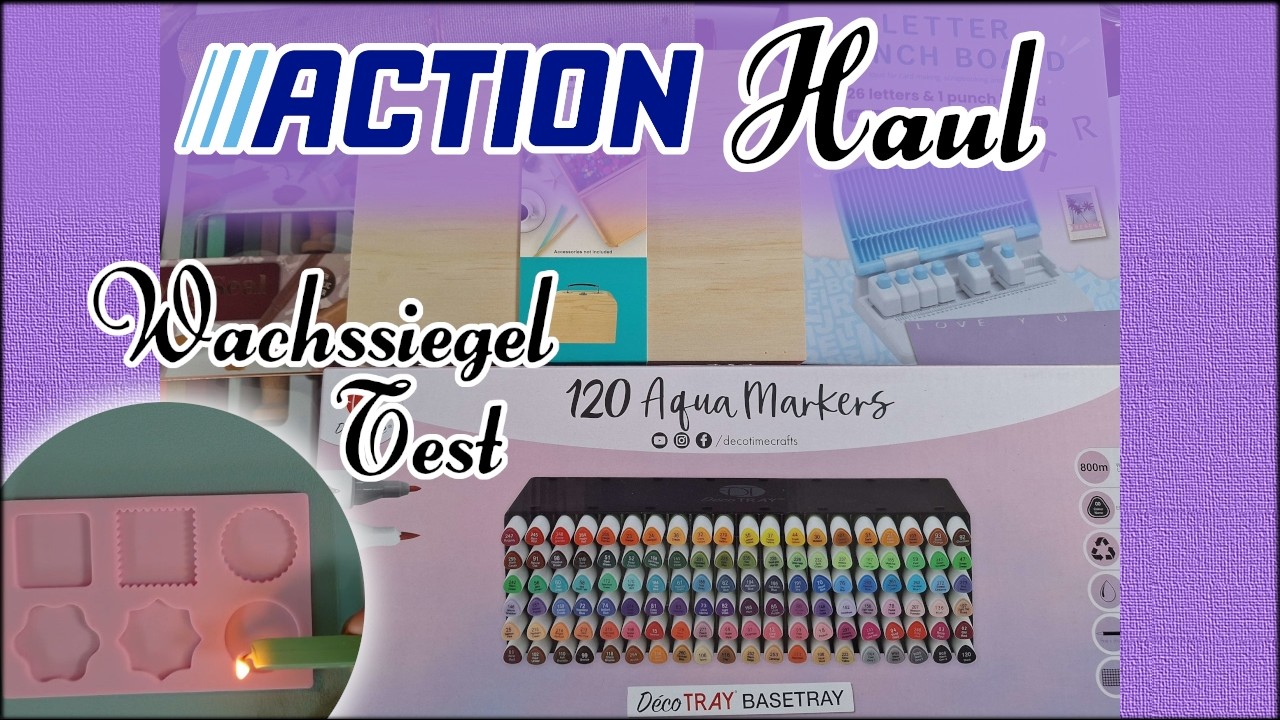 Neuheiten bei Action & Wachssiegelset im Test◝(ᵔᵕᵔ)◜