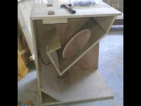 15 inch loaded subwoofer box