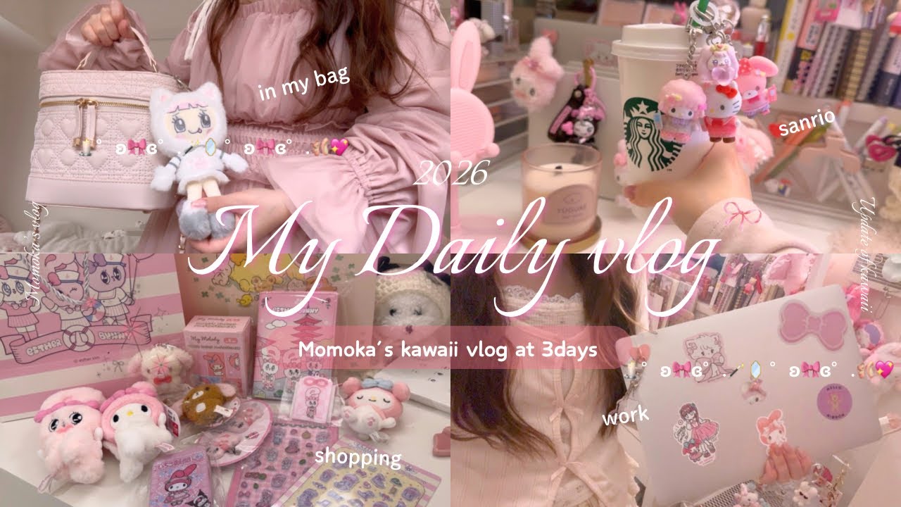 vlog | 3 Days in the Life of a Pink-Loving Office Worker Obsessed