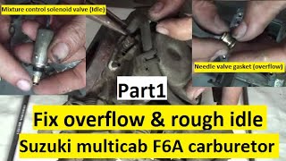 : Overhaul Suzuki Carry F6A Carburetor Part1