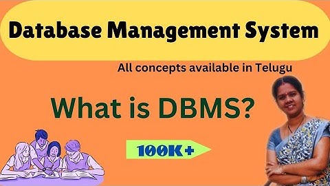 What is DBMS? || 1 ||  Dbms in telugu