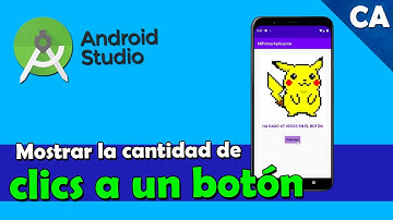 Mostrar cuántas veces se ha presionado un botón en Android Studio