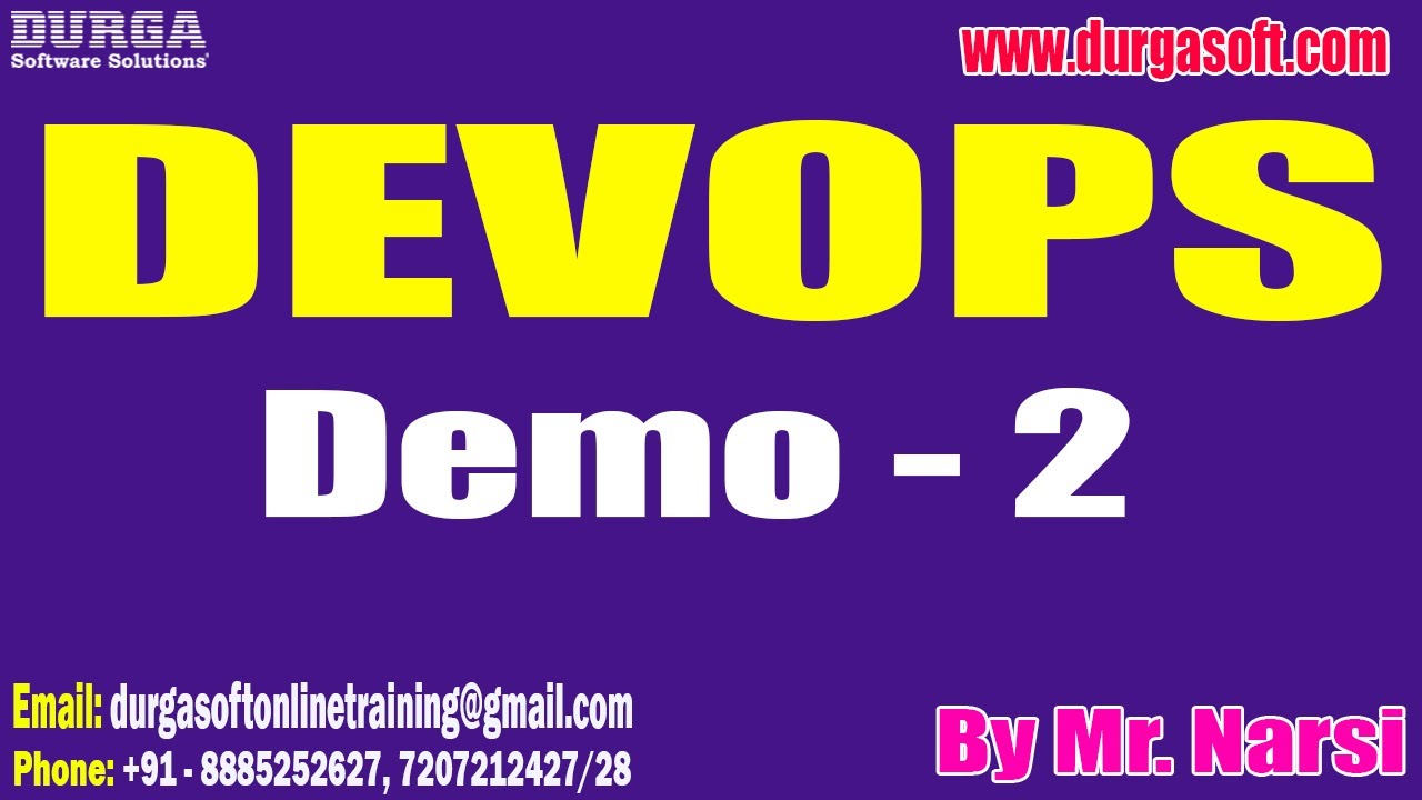 DEVOPS Tutorials Demo 2 By Mr Narsi On 21 10 2022 7 15AM IST devops-tutorials-demo-2-by-mr-narsi-on-21-10-2022-7-15am-ist