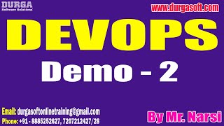 Celebrity DEVOPS tutorials || Demo - 2 || by Mr. Narsi On 21-10-2022 @7:15AM IST Profile