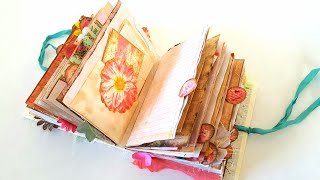 Mini Junk Journal - Tsunami Rose: Life Abloom & JunkThatTreasures DT Project - July