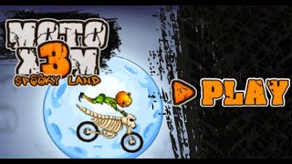 Moto X3M 6: Spooky Land Full Gameplay Walkthrough screenshot 2