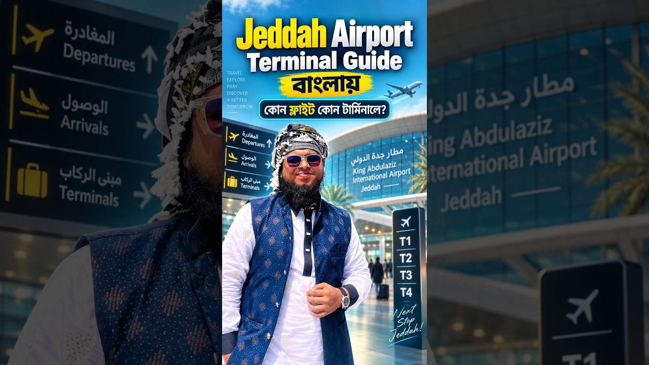Jeddah Airport Terminal Guide বাংলায়