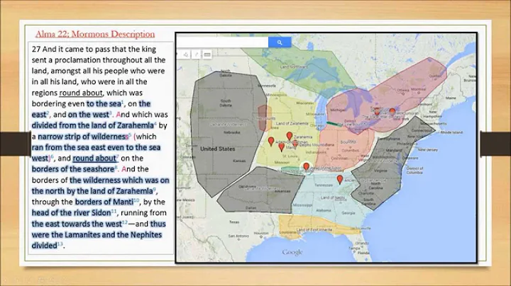 Alma 22 Deciphered: Book of Mormon Map and Geograp...