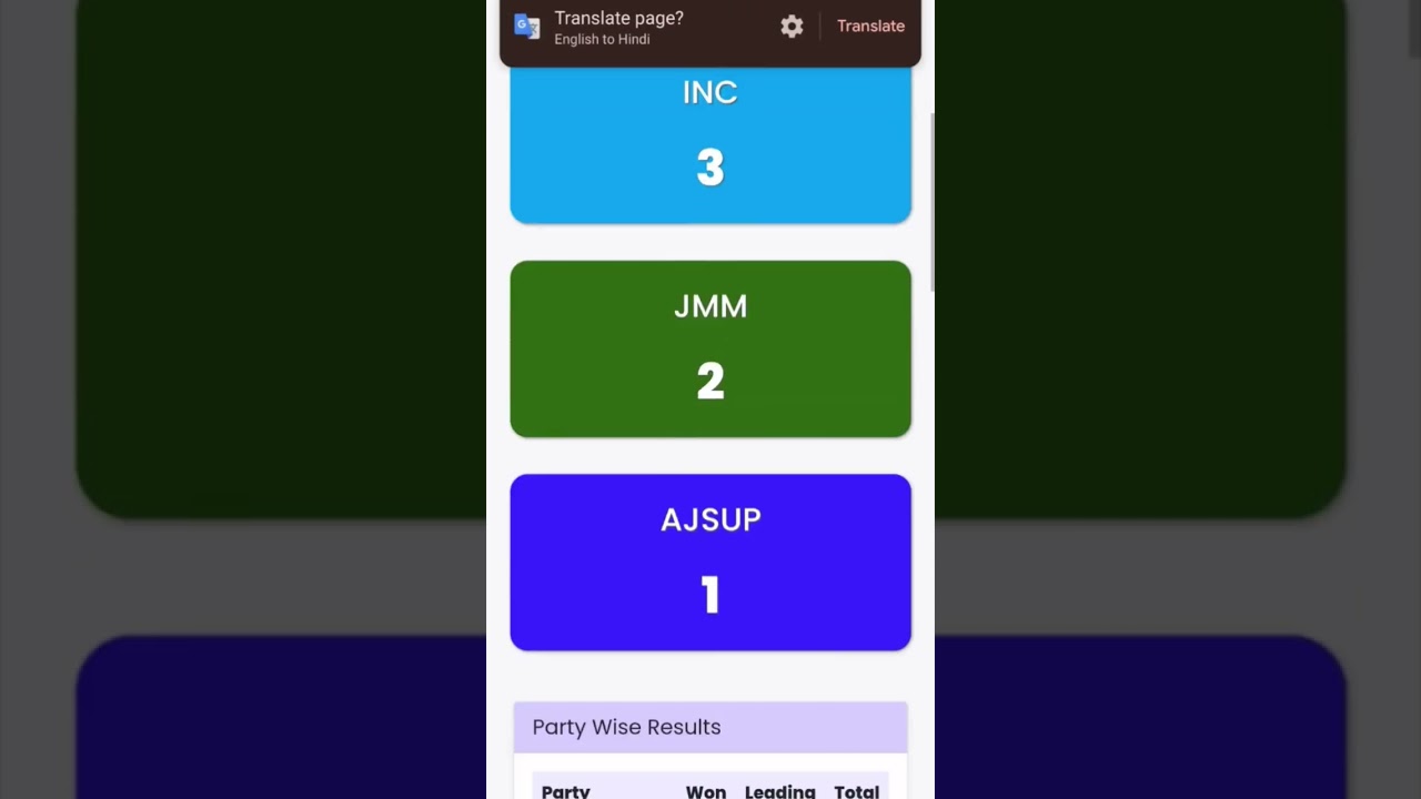 How to Check Voting counting update live in eci official website