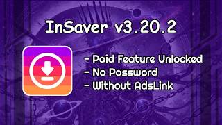 InSaver MOD v3.20.2 No Password