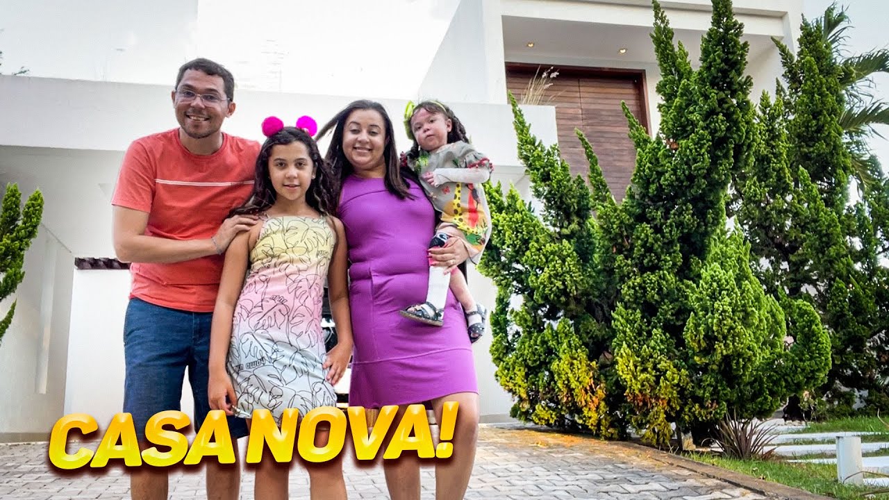 NOS MUDAMOS PARA UMA CASA NOVA !!! OLHA NO QUE DEU !