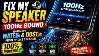 Speaker Cleaner Sound 🔥 Fix Low Volume &amp; Muffled Audio Instantly
