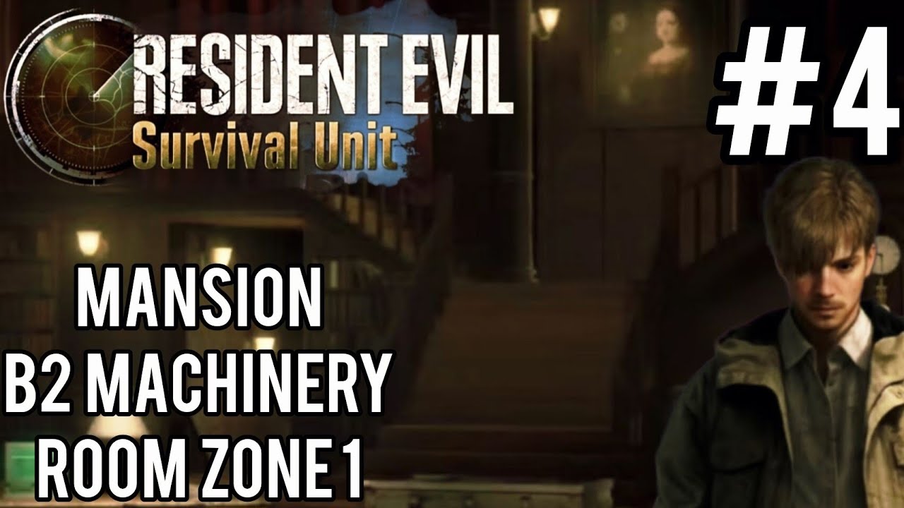 Resident Evil Survival Unit Android / Mansion B2  Machinery Room Zone 1