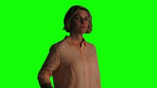 Carol Sturka “I don’t speak snap” Pluribus green screen