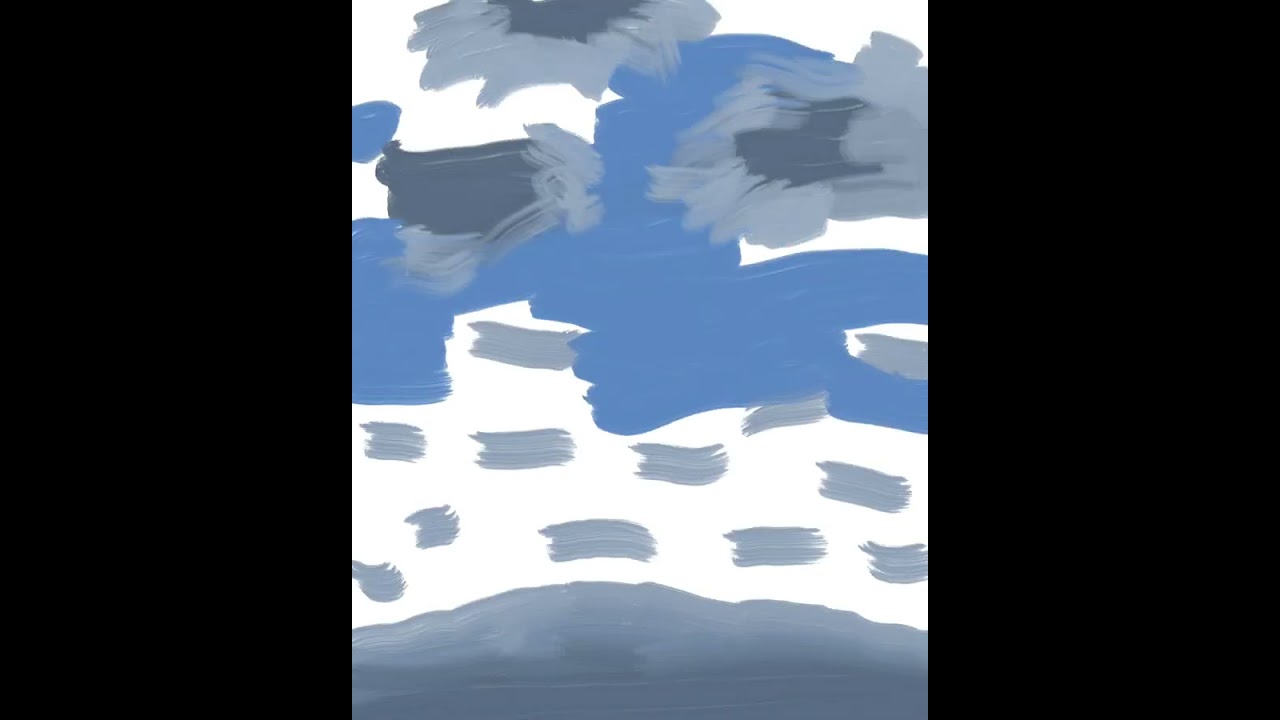 Timelapse - Curvature of the Earth - Quick Abstract Digital Oil Painting