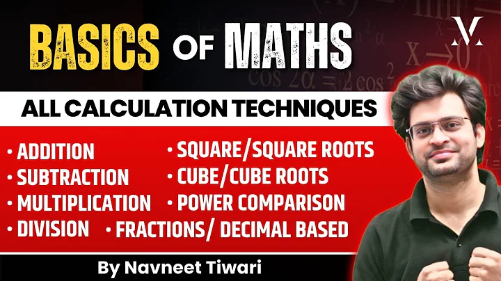 Basics of Maths For All SSC & Bank Exam | All Calculation Techniques | By Navneet Sir