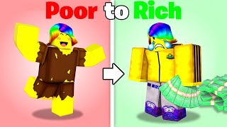 Roblox POOR to RICH.. Man Regrets His Decision 😄😢