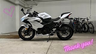 THANK YOU FOR 500 SUBSCRIBERS! 2023 NINJA 400