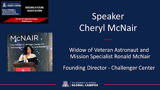 UAGC Presents Building a Future Legacy in STEM Featuring Cheryl McNair