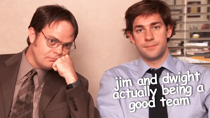 jim and dwight actually working together for 9 min...