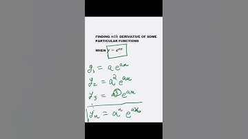 Finding nth Derivative Of Some Particular Functions #shorts #derivatives #function #mathematics