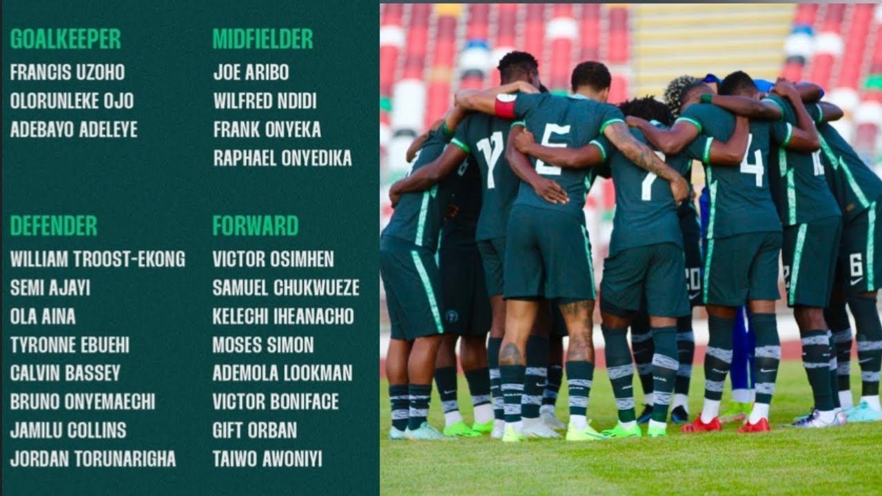 ⁣Super Eagles squad for Sao Tome AFCON Qualifier released | Jose Peseiro inks new deal