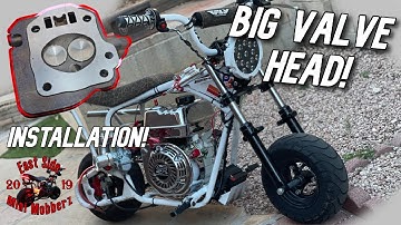 Predator 212 Big Valve Head Install! More Power!