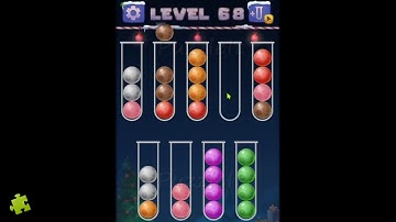 Color Ball Sort Puzzle - Level 68 | Color Puzzle Game Solution | Sonatgame
