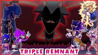 Triple Remnants | Triple Trouble But V2.0 And 3.0 Characters Sings It | Fnf Cover