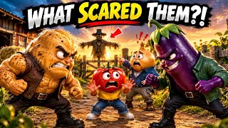 Potato & Eggplant Fight Turns Into a Hilarious Disaster! 🤣