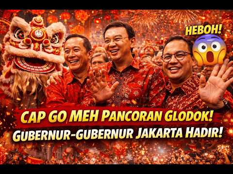 CAP GO MEH PANCORAN GLODOK 2026! Para Gubernur Terdahulu Hadir di Chinatown Jakarta 🏮