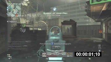MW3: 93 SECOND MOAB AGAINST A FULL PARTY!!