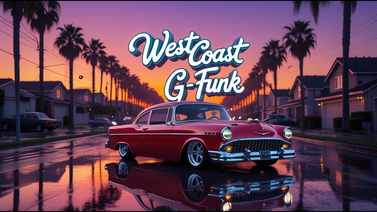 🌴 California G-Funk Waves 🌇 Sunset Boulevard Cruise | Slow Jam Drive Mix