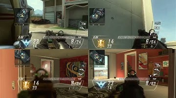 4 Player Split-screen COD Black Ops 2 shotguns only in nuketown